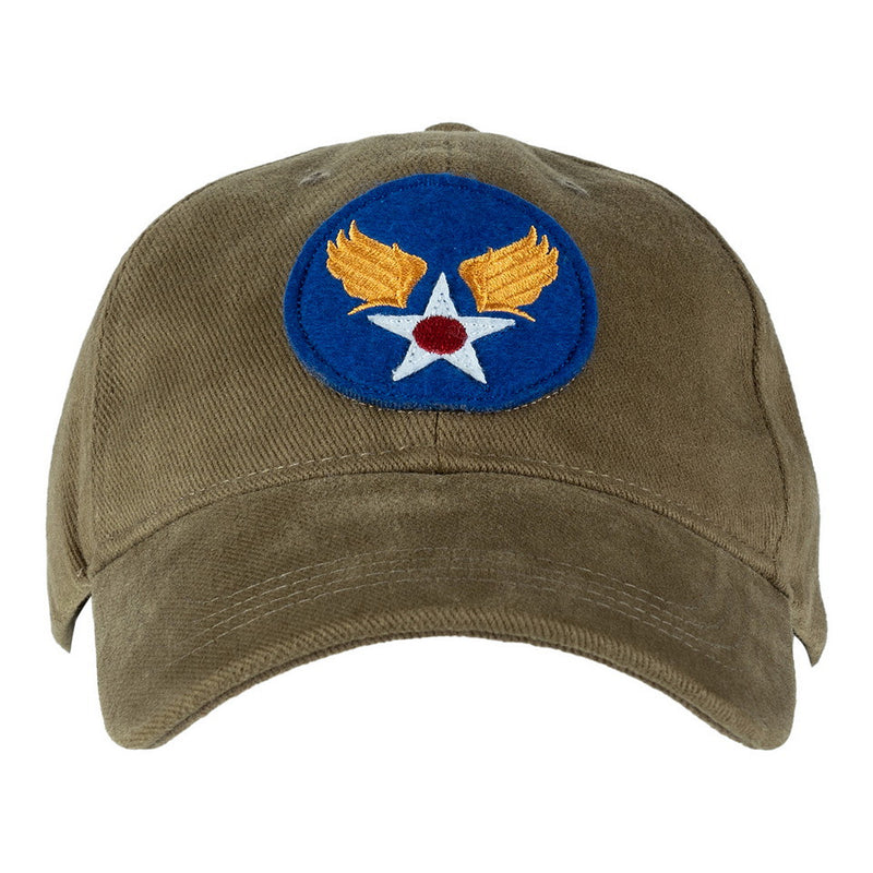 Load image into Gallery viewer, Cappello Baseball Cap Brushed USAAF verde 
