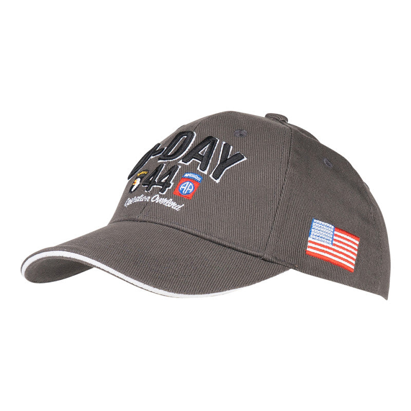 Load image into Gallery viewer, Cappellino da baseball sbarco in normandia D-Day 1944 GRIGIO<BR/> 
