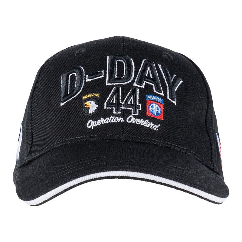 Load image into Gallery viewer, Cappellino da baseball sbarco in normandia D-Day 1944 NERO 
