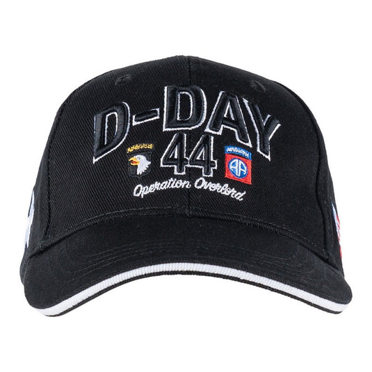 Cappellino da baseball sbarco in normandia D-Day 1944 NERO 