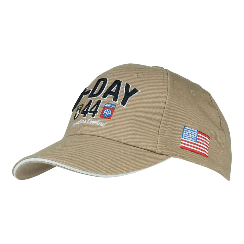 Load image into Gallery viewer, Cappellino da baseball sbarco in normandia D-Day 1944 SABBIA<BR/> 
