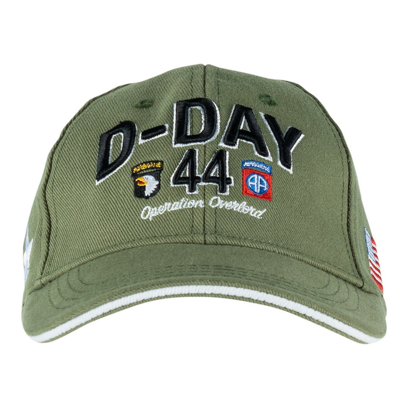Load image into Gallery viewer, Cappellino da baseball sbarco in normandia D-Day 1944 VEDE OLIVA<BR/> 
