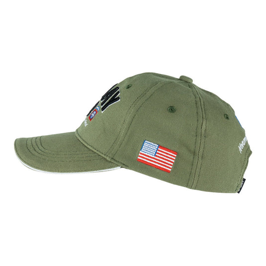 Cappellino da baseball sbarco in normandia D-Day 1944 VEDE OLIVA<BR/> 