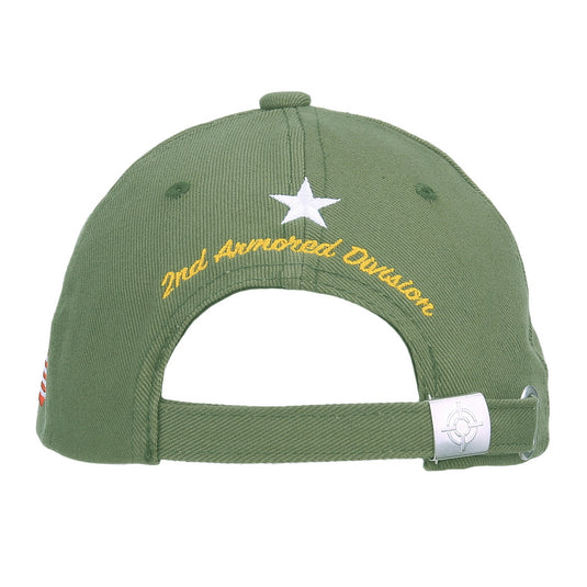 cappellino baseball ricamato 2nd armored division 