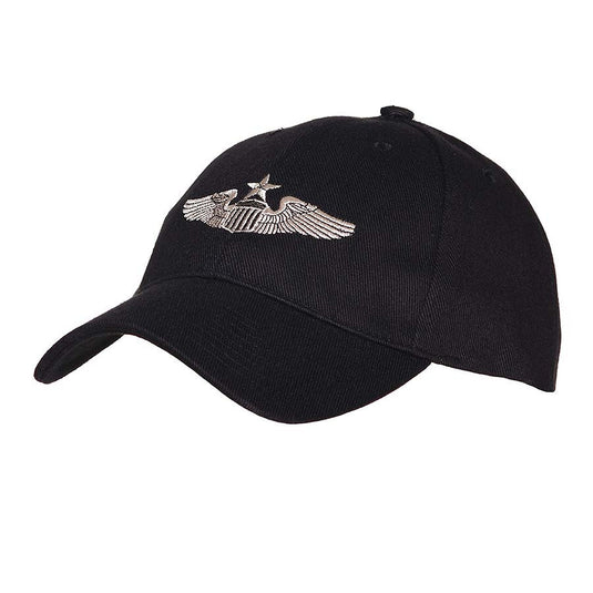 Berretto da baseball Senior Pilot Nero<BR/> 