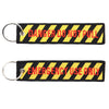 FOSTEX portachiavi in stoffa stile militare Danger do not pull #66