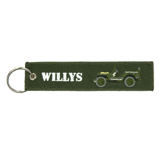 portachiavi in stoffa stile militare WILLYS<BR/><BR/> 