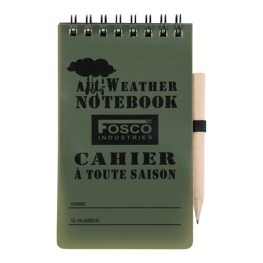 Blocco notes impermeabile i piccolo con matita<BR/> 