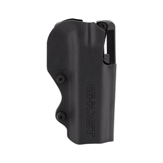 ghost civilian holster fondina per uso sportivo in colore nero<BR/>per Beretta APX  A1 RDO (CON E SENZA OTTCA SUL CARRELLO) DESTRA 