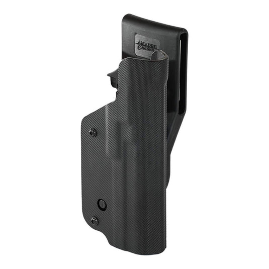 ghost 3 per beretta 92/98/98a-1/96, fondina police destra nera con modulo girevole 