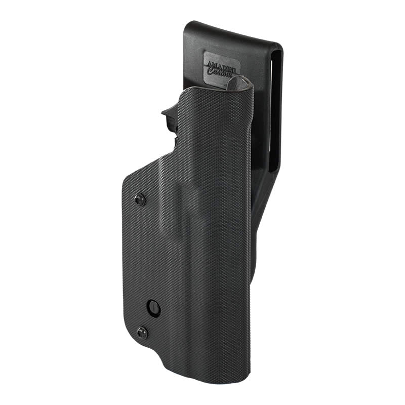 Carica immagine in Galleria Viewer, Ghost III  per Beretta 84, fondina police destra nera con modulo rotativo 
