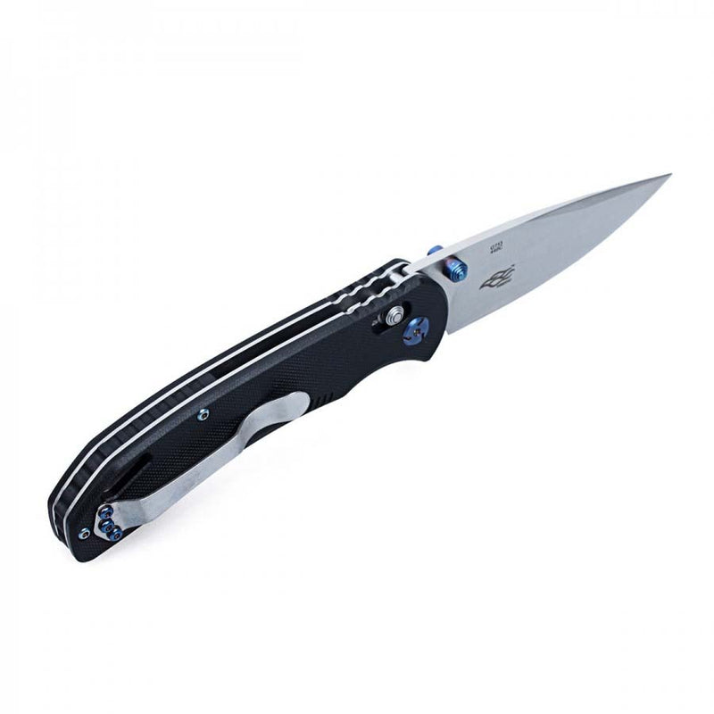 Load image into Gallery viewer, GANZO coltello chiudibile manico g 10 lama cm 8,9 nero 
