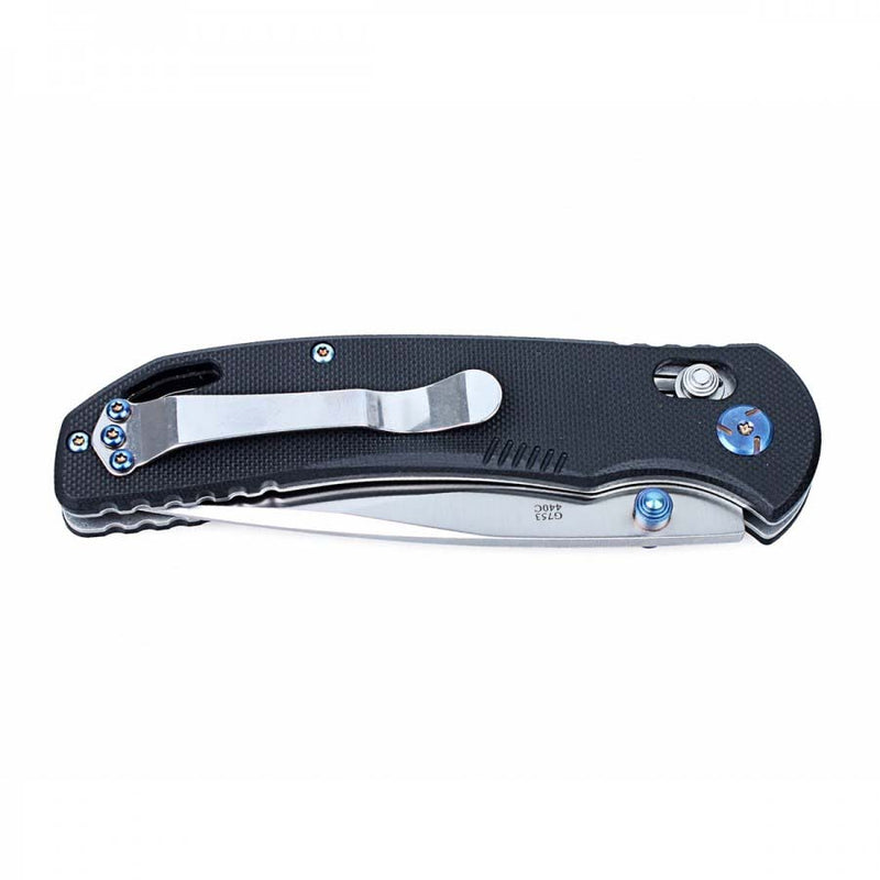 Load image into Gallery viewer, GANZO coltello chiudibile manico g 10 lama cm 8,9 nero 
