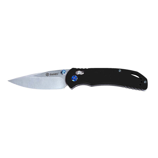 GANZO coltello chiudibile manico g 10 lama cm 8,9 nero 