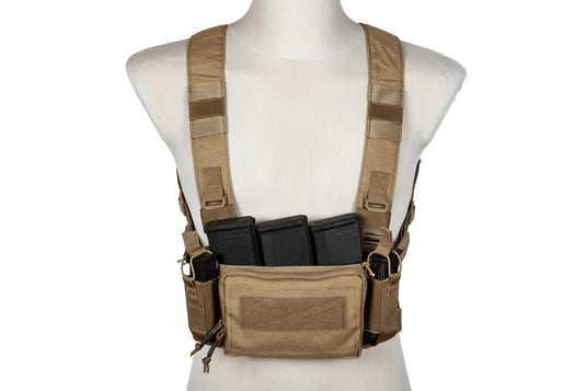 micro chest rig mpc tan 