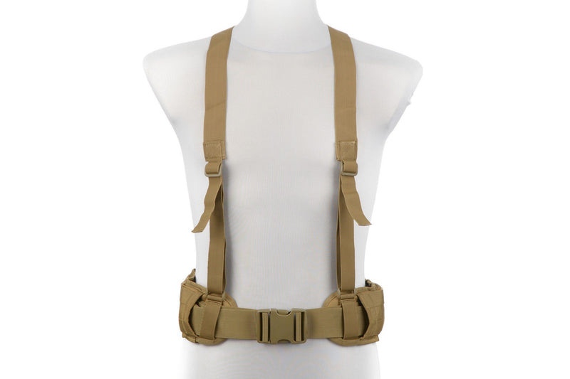 Carica immagine in Galleria Viewer, CINTURONE MOLLE + BRETELLE COLORE TAN 
