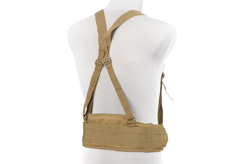 Carica immagine in Galleria Viewer, CINTURONE MOLLE + BRETELLE COLORE TAN 
