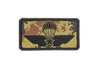GRADES Military parachutist patent embroidery with star 8.5x4.5 cm vegetato