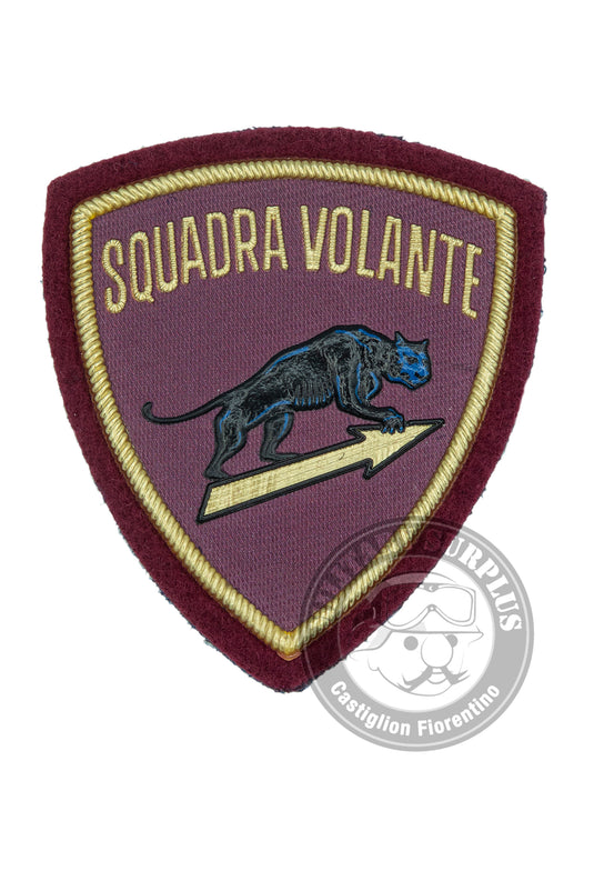 distintivo plastificato polizia squadra volante 