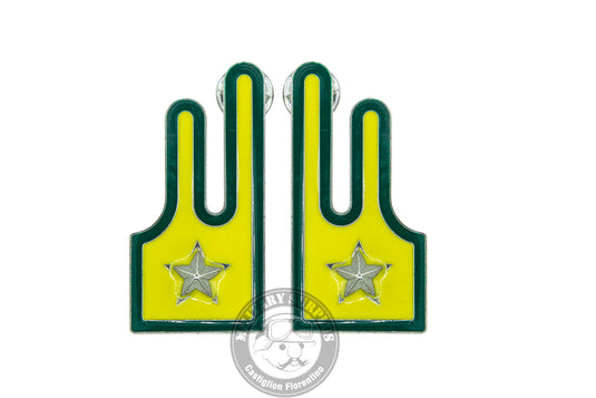 Mostrine metallo Guardia di Finanza con clip 