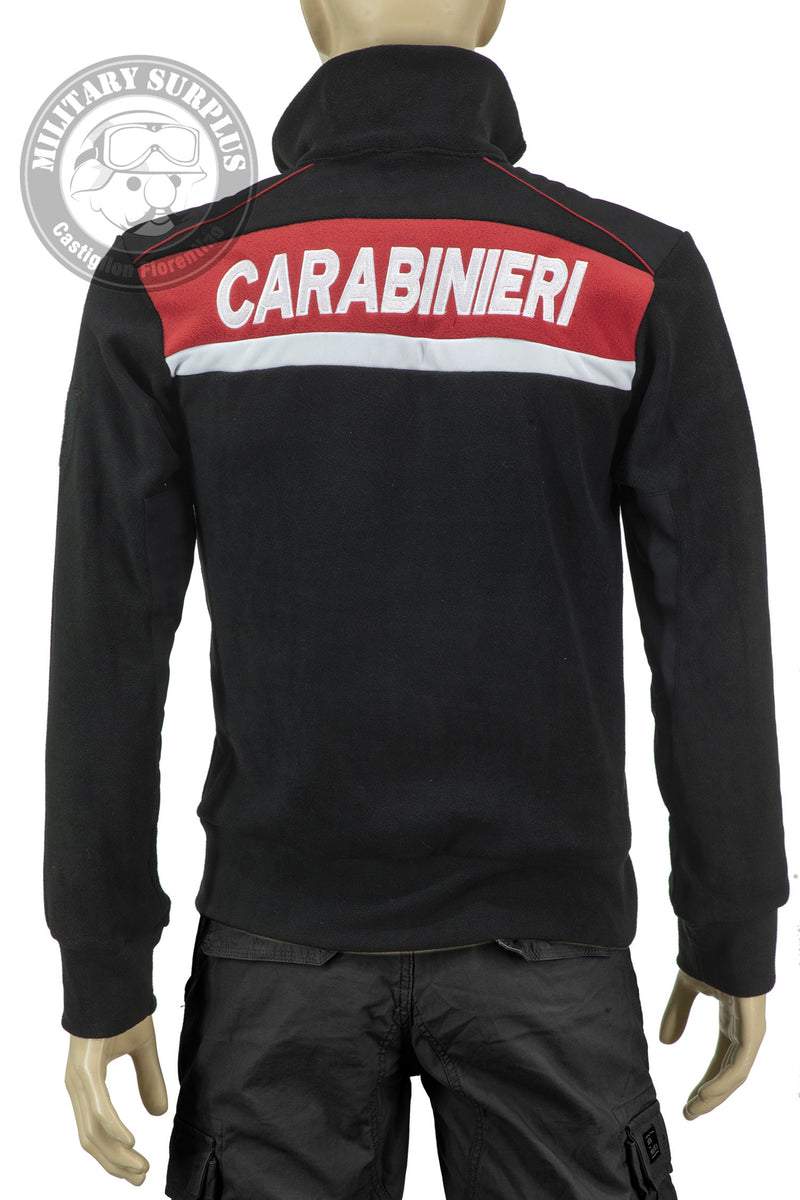 Load image into Gallery viewer, Maglia in pile con zip ricamata CARABINIERI modello Radiomobile 
