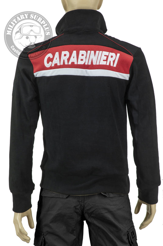 Maglia in pile con zip ricamata CARABINIERI modello Radiomobile 