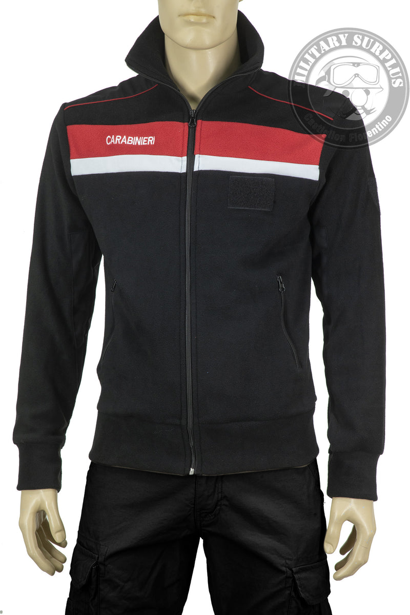 Load image into Gallery viewer, Maglia in pile con zip ricamata CARABINIERI modello Radiomobile 
