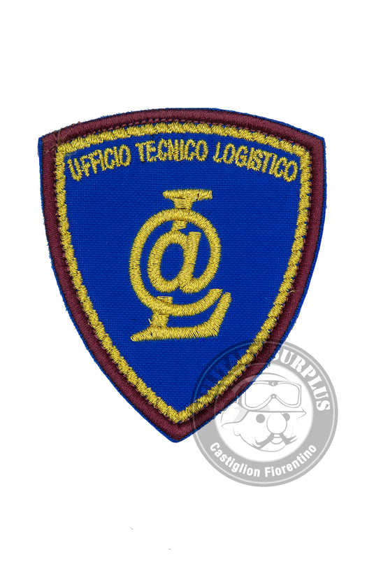 Distintivo scudetto ricamato POLIZIA di STATO <BR/>UFFICIO TECNICO LOGISTICO 
