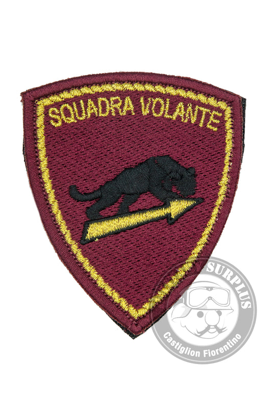 Distintivo scudetto ricamato SQUADRA VOLANTE POLIZIA DI STATO 