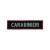 RANKS Embroidered patch CARABINIERI red border with Velcro for uniform or o.p.