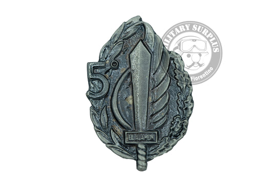 Distintivo BATTAGLIONE paracadutisti Folgore 5° EL ALAMEIN  spilla  BRUNITA 