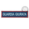 PATCH Embroidered writing SECURITY GUARD rectangular