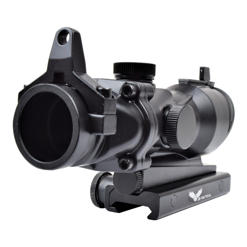 Load image into Gallery viewer, js-tactical red dot lente 32mm con attacchi 20mm e 11mm 
