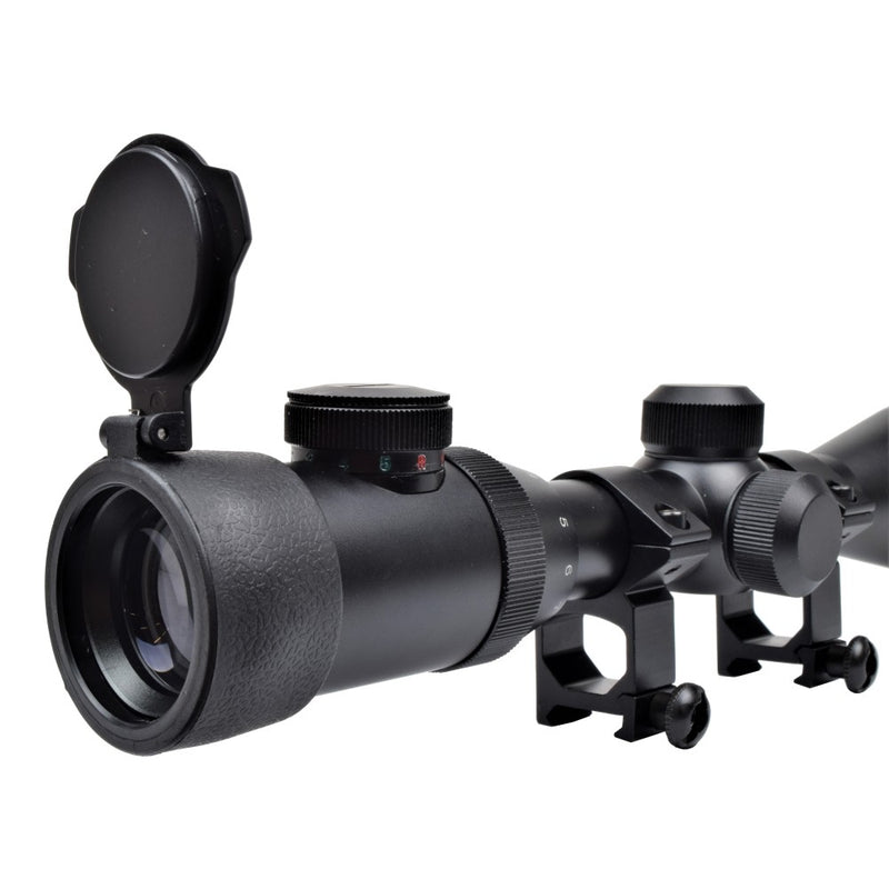 Load image into Gallery viewer, js-tactical ottica lente 32mm zoom 3x-9x 40mm nera 
