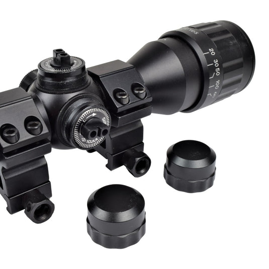 js-tactical ottica zoom 4x lente 32mm 