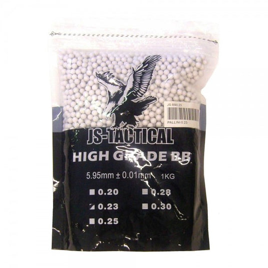 JS-Tactical pallini softair 0.23gr bianchi 1kg 