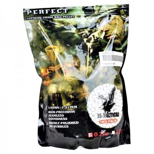 JS-Tactical pallini PERFECT 0,20g bianchi 1KG 