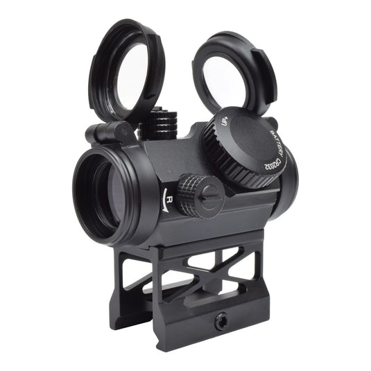 JS-TACTICAL RED DOT SIGHT CON RIALZO 1" NERO 