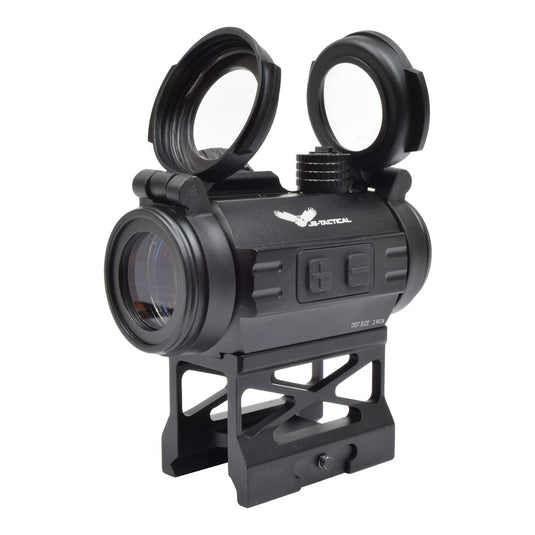 JS-TACTICAL RED DOT SIGHT CON RIALZO 1" NERO 
