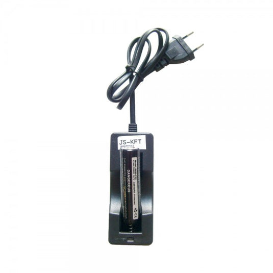 js-tactical caricabatteria e batteria per torce serie ft 