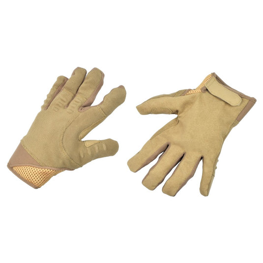 JS-TACTICAL WARRIOR GLOVES 17 TAN 