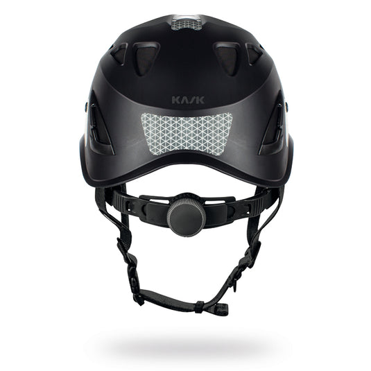 KASK PLASMA HI VIZ BIANCO CON BANDE RIFLETTENTI 