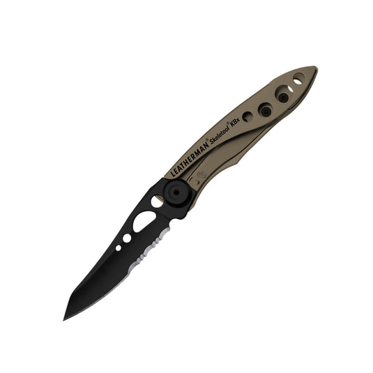 LEATHERMAN SKELETOOL KBX coltello serramanico COYOTE TAN 