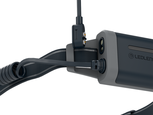 neo5r torcia frontale led lenser ricaricabile ultraleggera nero/grigio 
