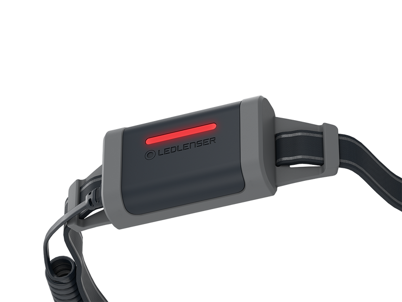 Carica immagine in Galleria Viewer, neo5r torcia frontale led lenser ricaricabile ultraleggera nero/grigio 
