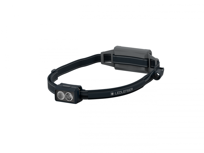 Carica immagine in Galleria Viewer, neo5r torcia frontale led lenser ricaricabile ultraleggera nero/grigio 
