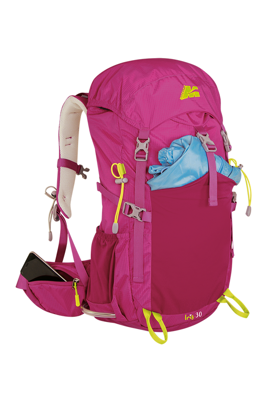 iris zaino donna trekking 30l.CICLAMINO 