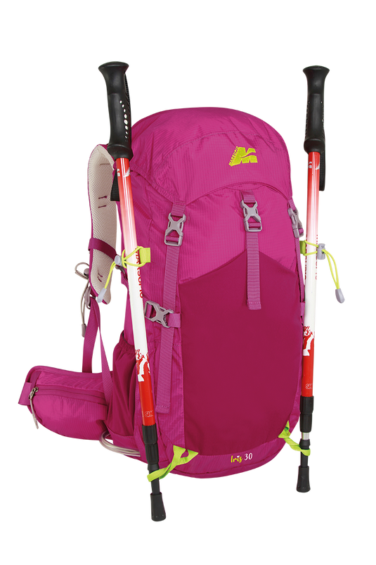 iris zaino donna trekking 30l.CICLAMINO 