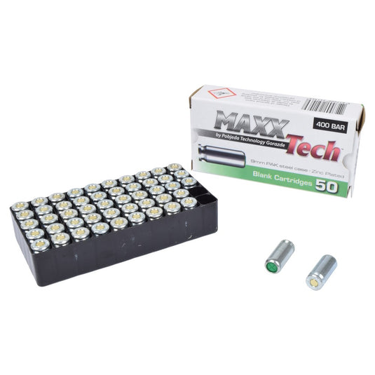 9mm  CARTUCCE A SALVE CALIBRO PLACCATE ZINCO 