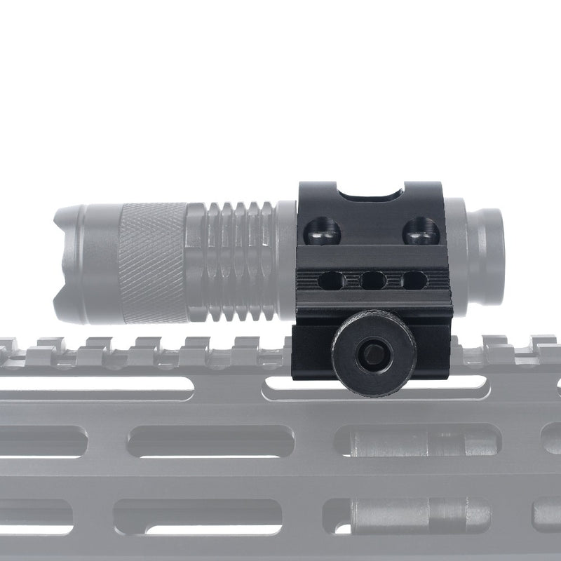 Load image into Gallery viewer, METAL ATTACCO 45° DIAMETRO 1" PER TORCIA O LASER NERO 
